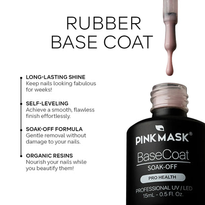 Pink Mask Natural Sole Nail Base