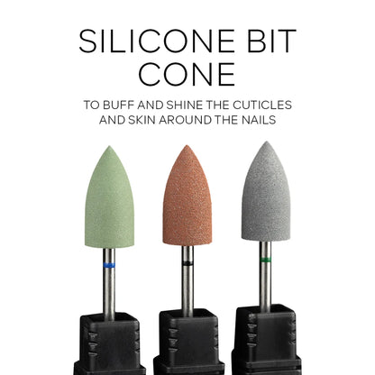Pink Mask 240 grit silicone nail bit for sensitive skin