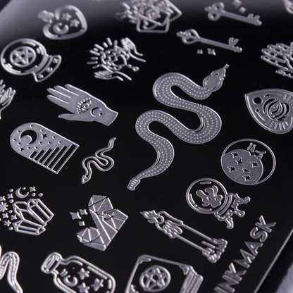 Pink Mask - Stamping Plate Esoteric