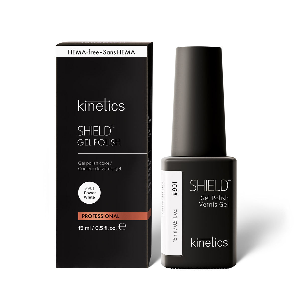 Kinetics - Gel Polish, Shield #901 POWER WHITE
