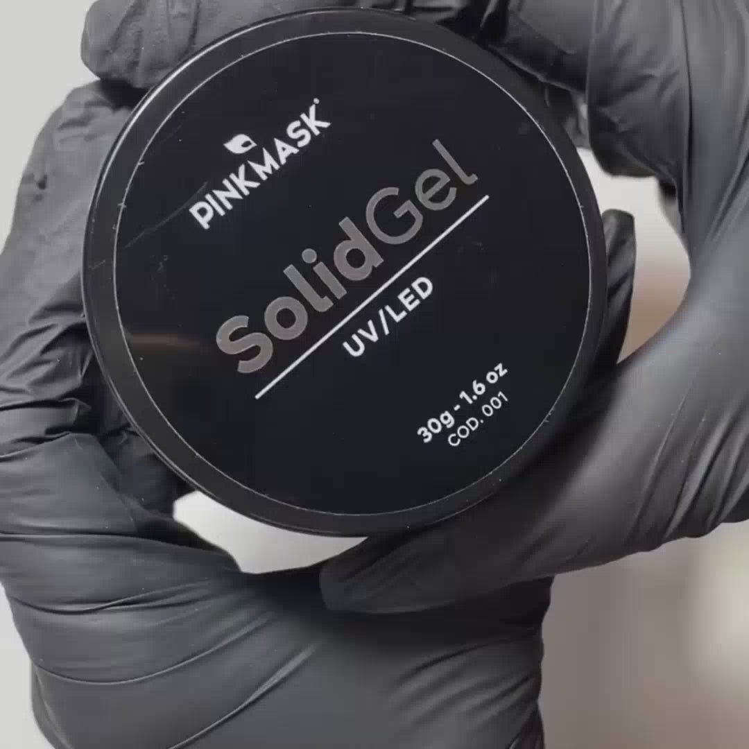 Pink Mask - 3D Solid Gel , Clear