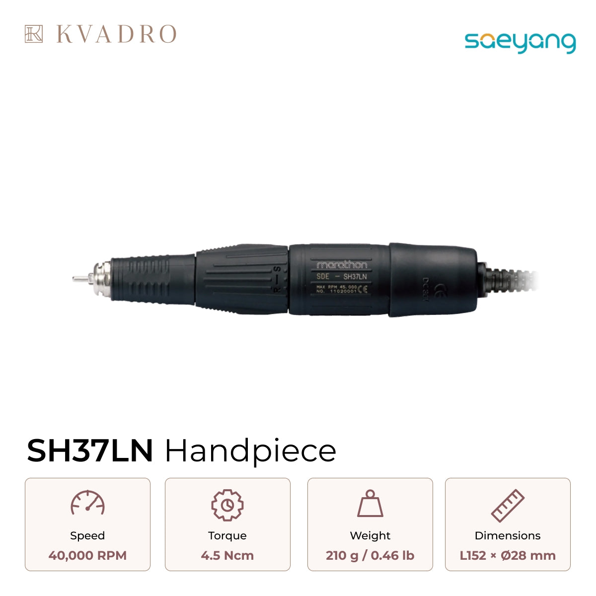 Saeyang SH37LN Replaceable Handpiece 40K RPM