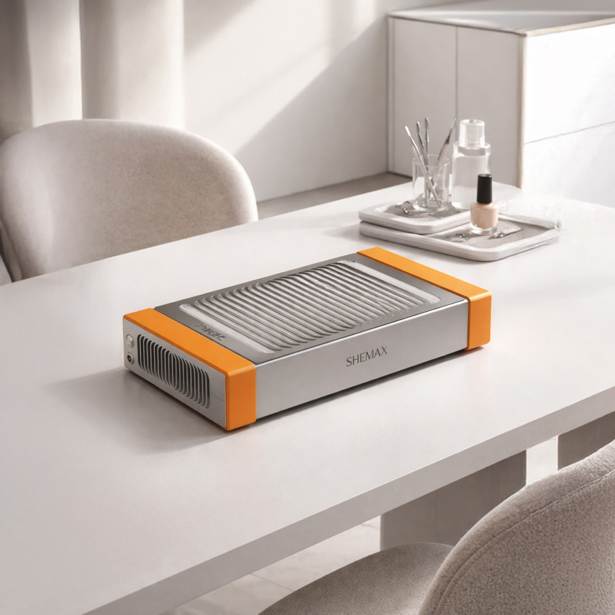 Shemax Style PRO Nail Dust Collector Orange – Now in an Upgraded Design!
