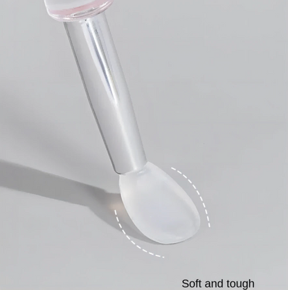 Silicone Nail Chrome Powder Applicator Brush