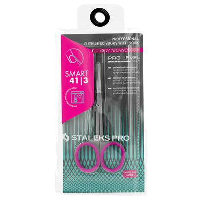 STALEKS PRO SMART 41 TYPE 3 PROFESSIONAL CUTICLE SCISSORS WITH HOOK SS-41/3- STALEKS™