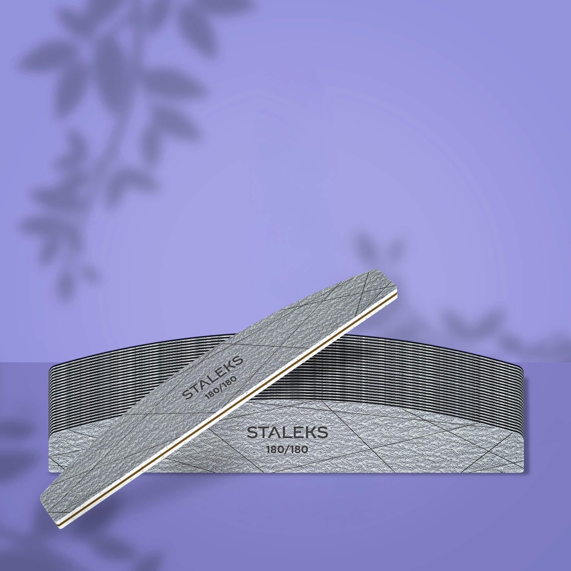 Staleks Smart 40 Crescent Nail File — full pack, 180/180 grit