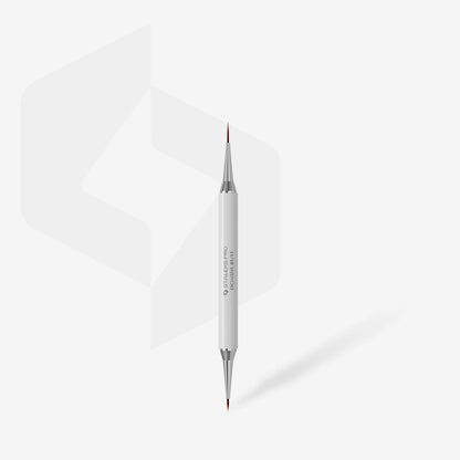 Staleks Exclusive 01/11 Double-Sided Liner Brush — 7mm liner tip close-up