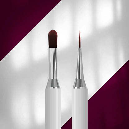 Staleks Exclusive 06/11 Double-Sided Gel Brush — full tool, both ends visible