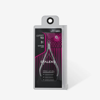 Staleks Expert 92 Professional Cuticle Nippers — full tool, 3mm blade