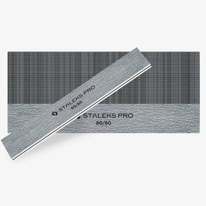 STALEKS Straight Wide Mineral Nail File 80/80 grit 50pcs