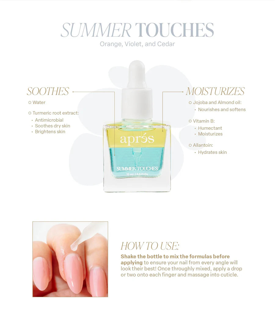 Apres Cuticle Oil Serum Summer Touches 15ml