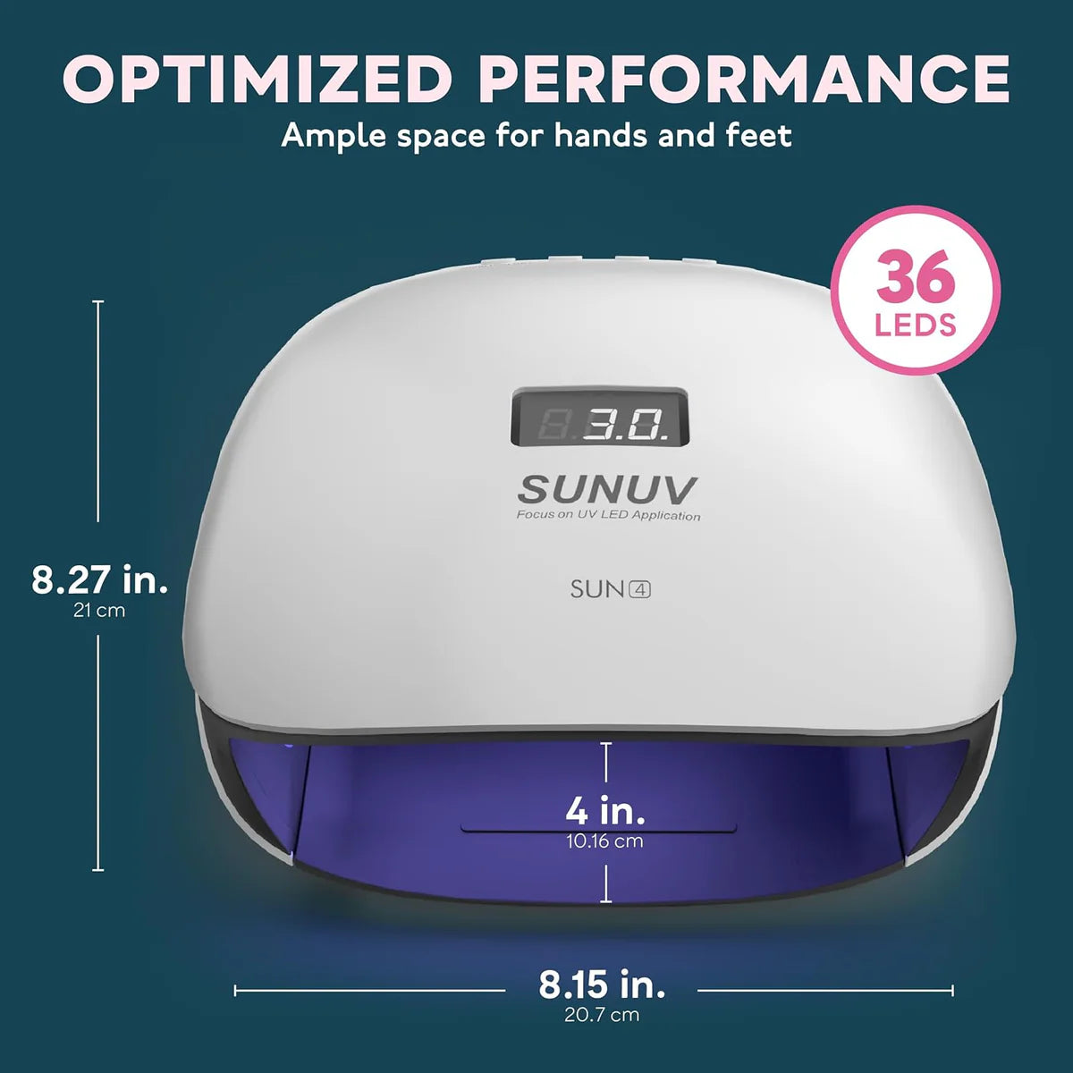 SUN4 UV LED nail lamp SUNUV