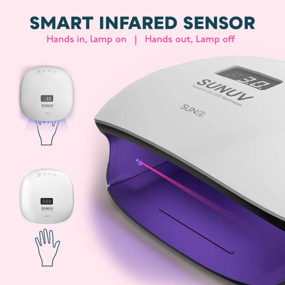 SUN4 UV LED nail lamp SUNUV 48W fast curing lamp for gel polish