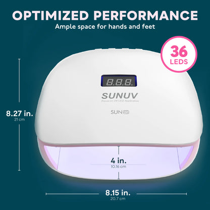SUN4S UV LED nail lamp SUNUV pink