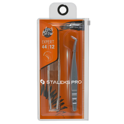 STALEKS PRO EXPERT 44 TYPE 12 PROFESSIONAL EYELASH TWEEZERS TE-44/12 - STALEKS™