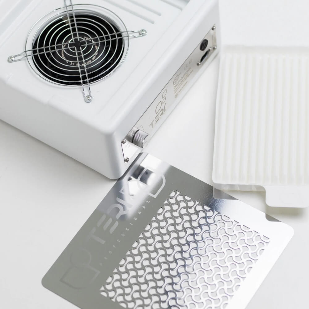Teri 800 M White (Silver Mesh) — HEPA filter component detail
