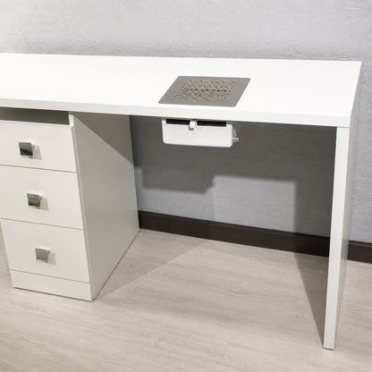 Teri Turbo Built-in White (Silver Mesh) — full included set laid out