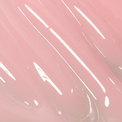Healthy-looking manicure with a soft baby pink glow