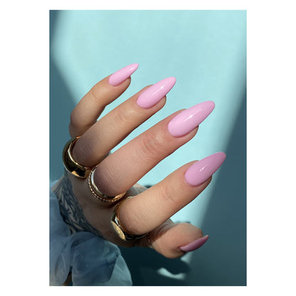 The GelBottle Carrie’s Cosmo 20ml glamorous shimmer gel nail polish formula