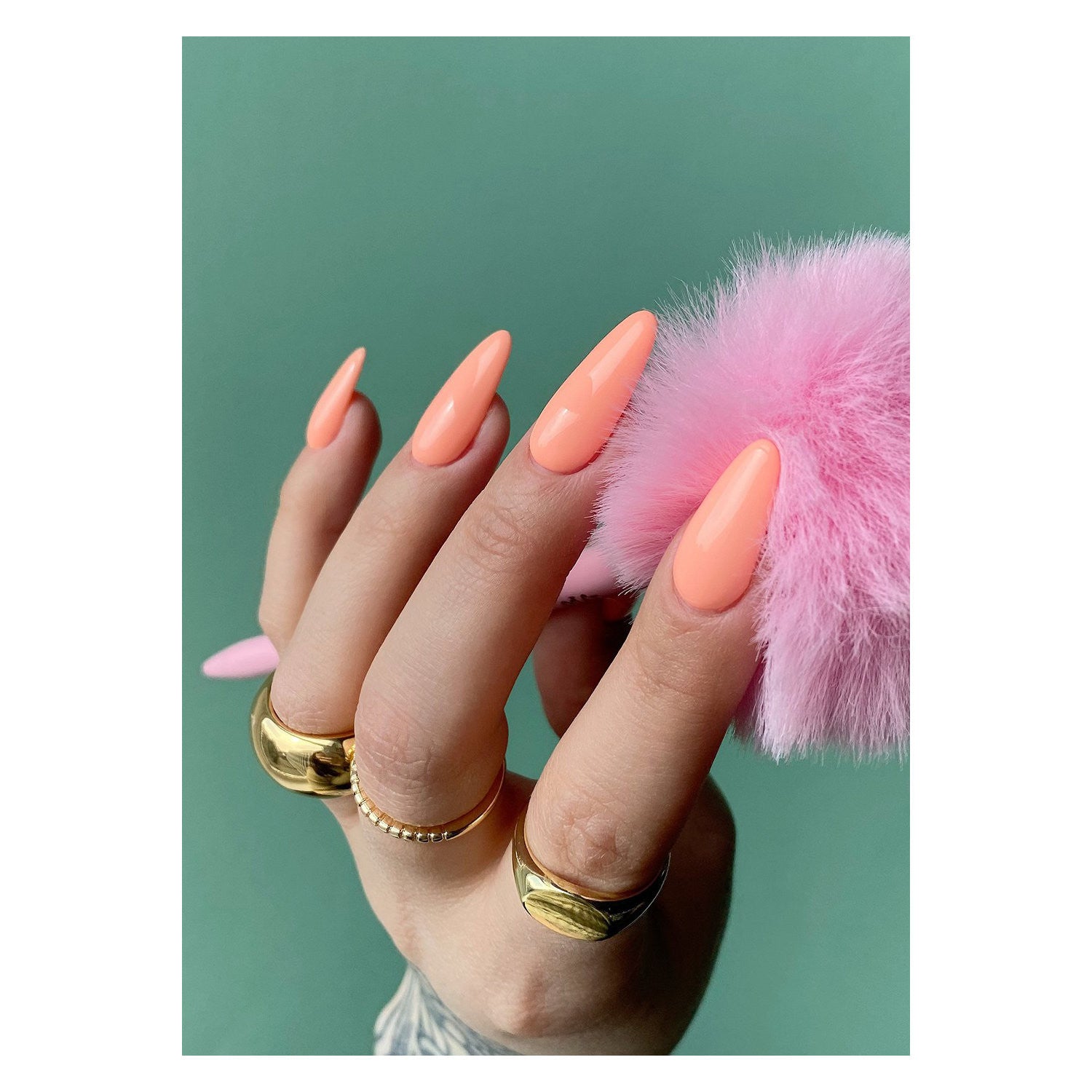 The GelBottle Hubba Bubba Gel Polish 20ml premium professional bright pink manicure color
