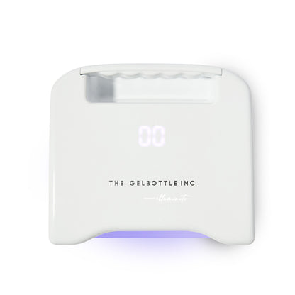 The GelBottle cordless LED nail lamp, engineered specifically to cure TGB gel and BIAB systems.