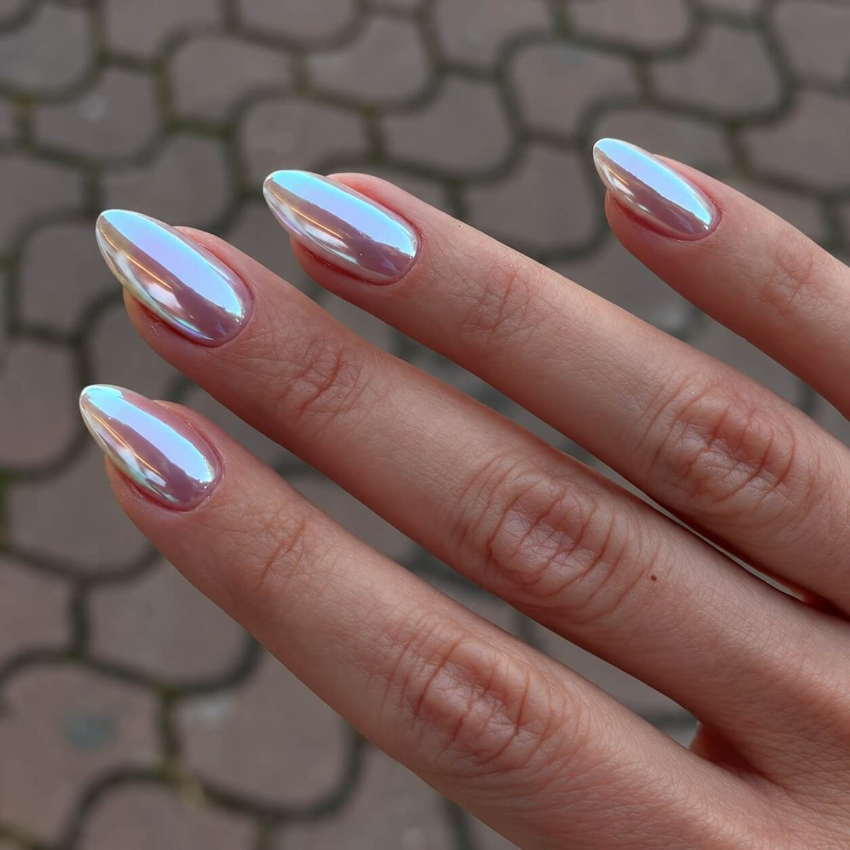 The GelBottle Daisy's Diner Iridescent Chrome Pigment for nail art