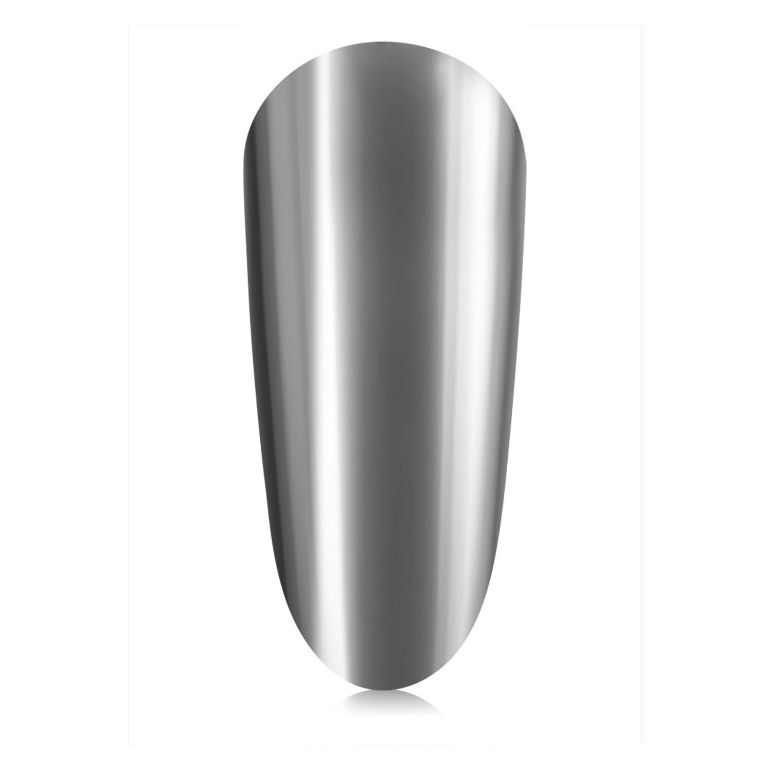 Glass-like, reflective finish for ultra-sleek nails.