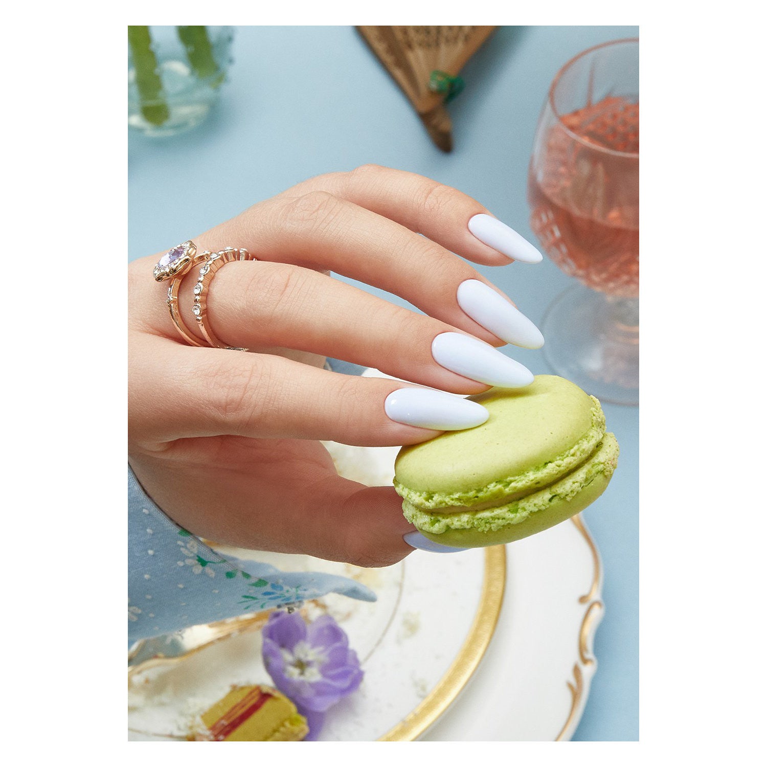 The GelBottle Porcelain 20ml soft milky white gel polish professional nail color