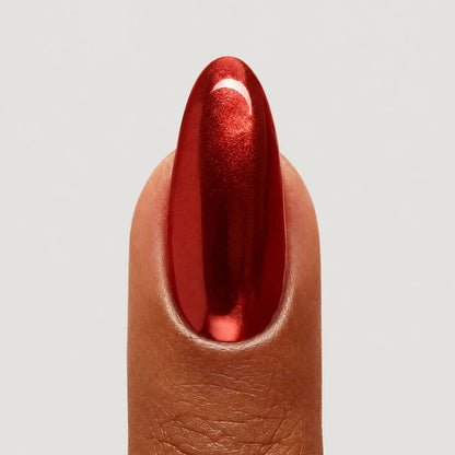 The GelBottle Sage Chrome Pigment, 0.6g, vibrant green nail chrome powder pot