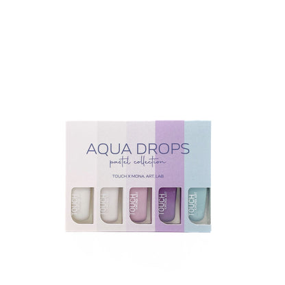 TOUCH Aqua Drops Pastel Collection — full set, five bottles