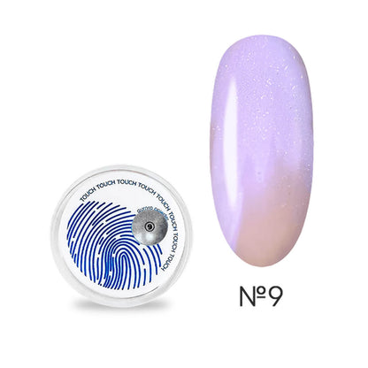 TOUCH Aurora Powder 09 iridescent nail powder for glazed manicure effects