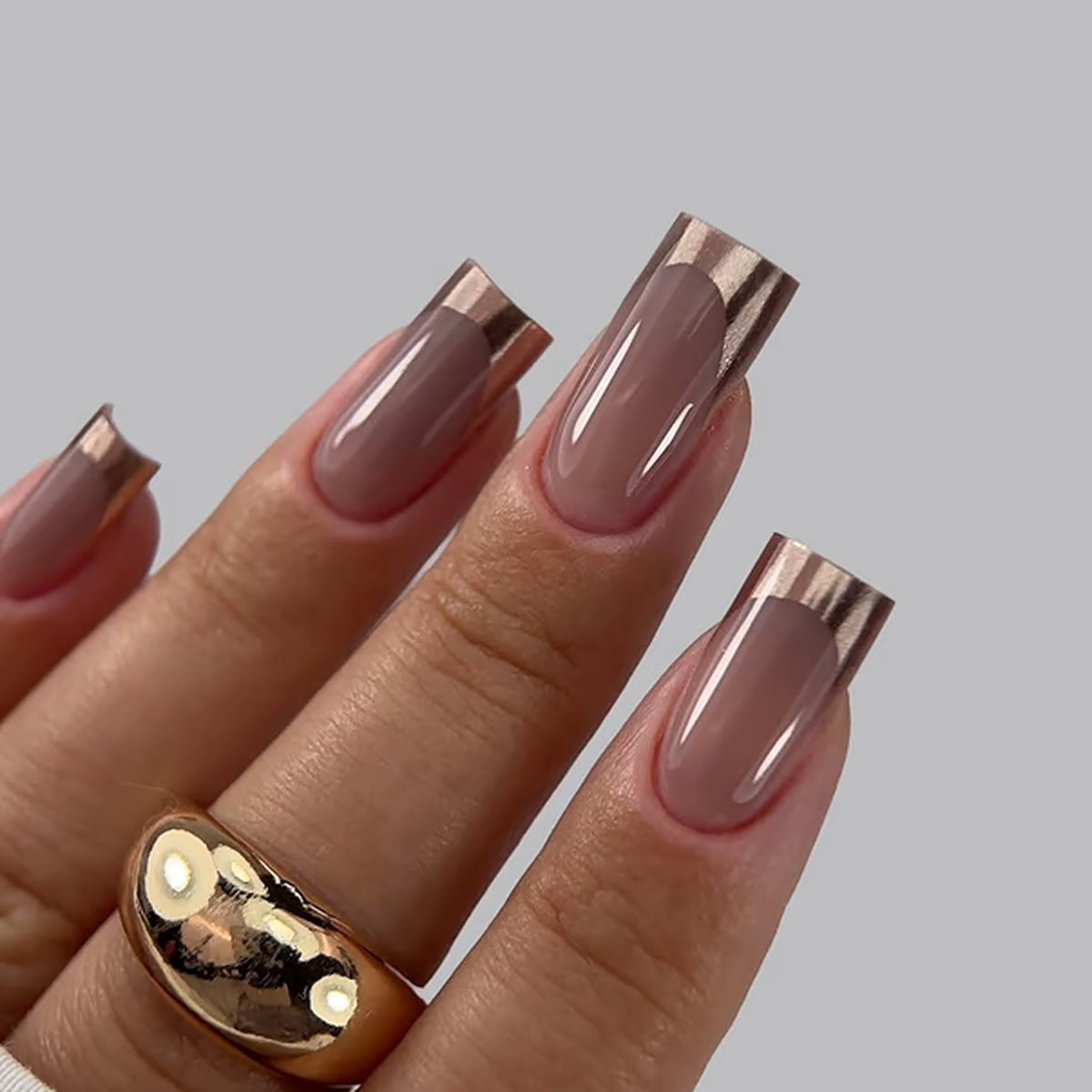 TOUCH Aurora Powder 16 ultra-fine brown mirror effect nail pigment