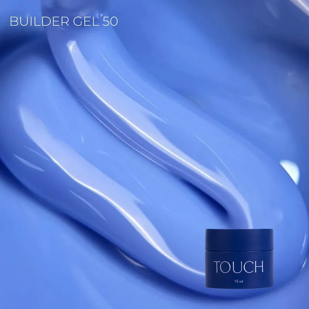15ml — TOUCH Builder Gel 50 — full extension set, blue finish