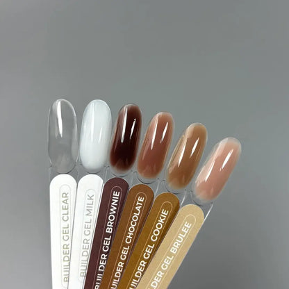 Professional nail modeling with TOUCH Builder Gel Brownie