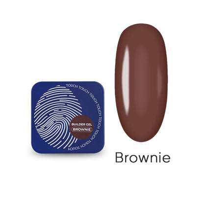 Choose TOUCH Builder Gel Brownie for long-lasting salon results