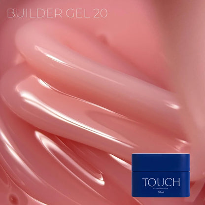 TOUCH Builder Gel Caramel 30ml beige nude hard gel for nail extensions