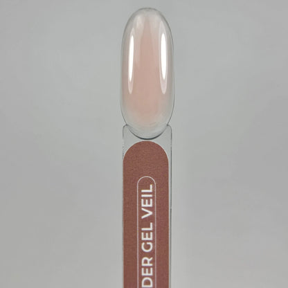 Beige TOUCH Builder Gel Veil for natural-looking nail overlays