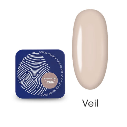 TOUCH Builder Gel Veil beige camouflage builder gel 30ml jar