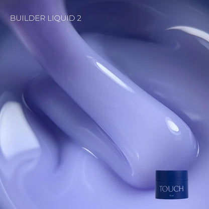TOUCH Builder Liquid in shade #02 for nail strengthening and extension, 15ml