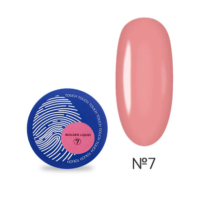 TOUCH Builder Liquid #07 red pink liquid builder gel 15ml without brush