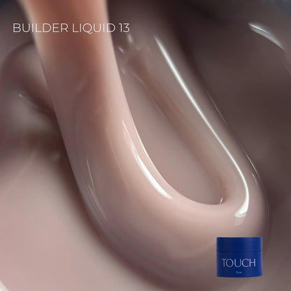 TOUCH Builder Liquid 13 self-leveling lilac gel for nail modeling