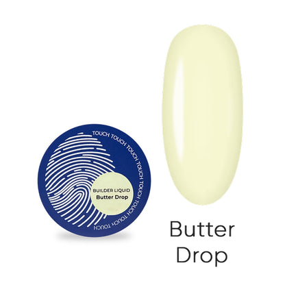 TOUCH Builder Liquid 31 Butter Drop, 15ml, butter yellow closed jar