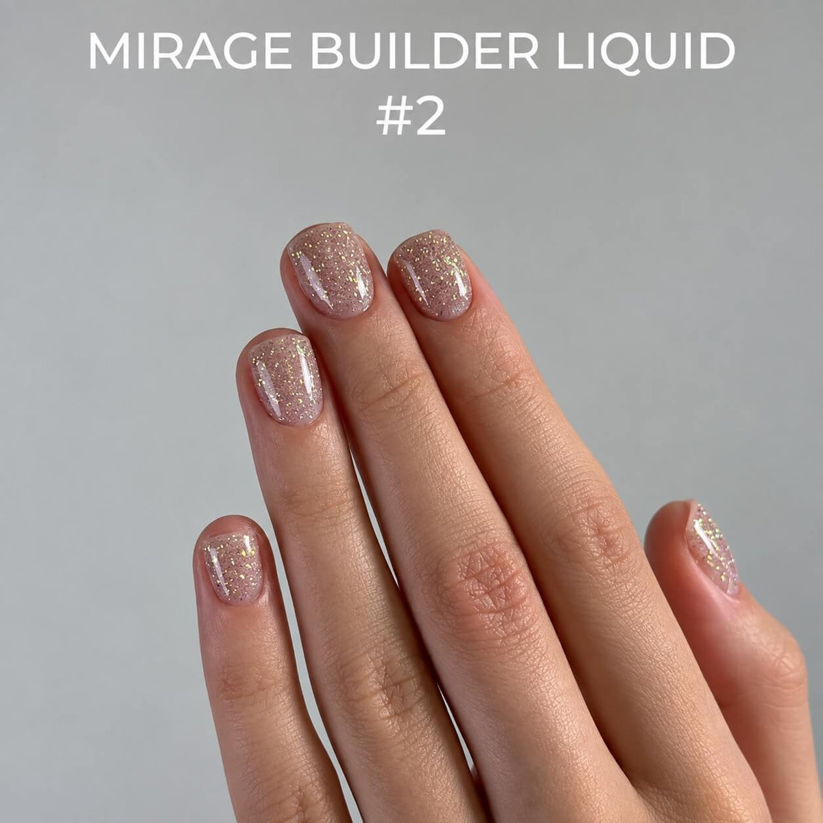 TOUCH Mirage Builder Liquid #2 brings warm golden sparkle 