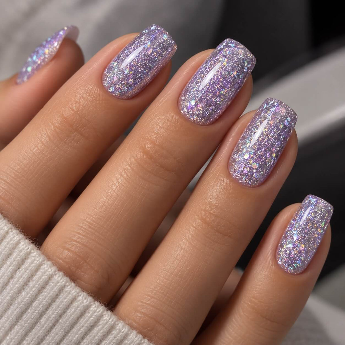 TOUCH Mirage Builder Liquid #5 lilac glitter builder gel 15ml