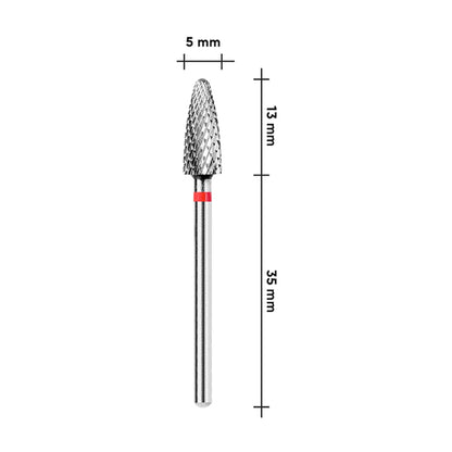 TOUCH - Carbide Nail Drill Bit Red (F0513-F)
