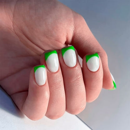 TOUCH Cover Base Milk, 30ml, swatch on nail tip