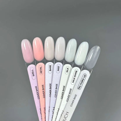 Semi-transparent pink camouflage base by TOUCH, Petal shade, 13ml