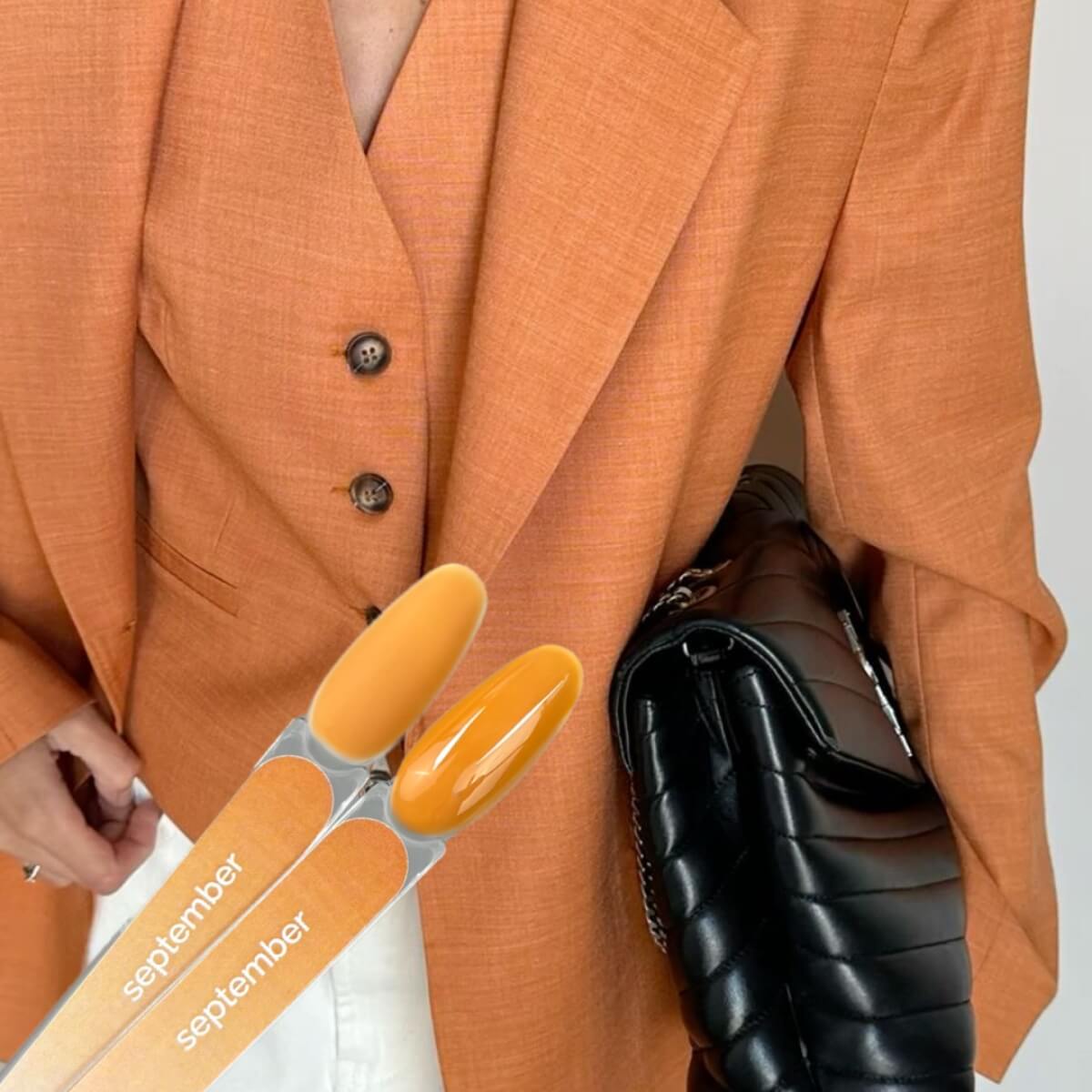 TOUCH Cover Base September – Orange Camouflage Nail Base, 13ml