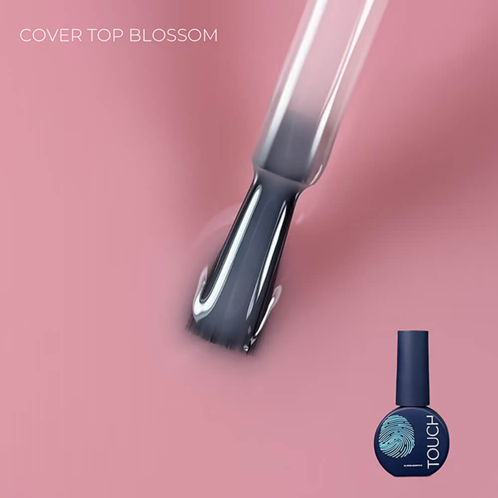 TOUCH Cover Top 03 Blossom, 7ml, open bottle with brush
