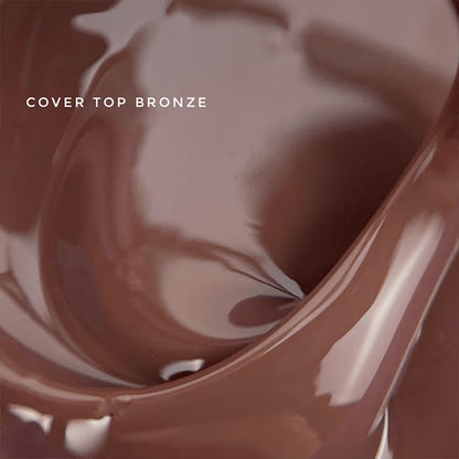 TOUCH Bronze self-leveling camouflage top coat for nails 13ml